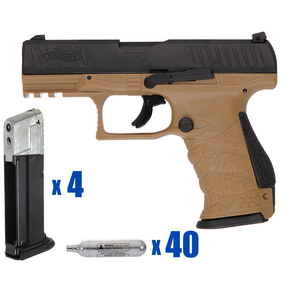 T4E .43 CAL X-RAY PAINTBALL PISTOL PACKAGE KIT – WALTHER PPQ M2 LE – FDE