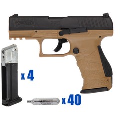 T4E .43 CAL X-RAY PAINTBALL PISTOL PACKAGE KIT – WALTHER PPQ M2 LE – FDE