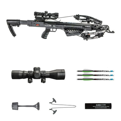 Killer Instinct Burner 415 FPS Crossbow Package Gray Camo