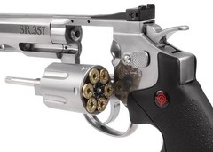 Crosman SR357 .177 Cal Air Pistol CO2 Metal Revolver w/ 200 Pellets & 5 CO2