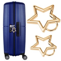 Isslly 2 PCS Star Snap Clips, Zinc Alloy Heavy Duty Star Shaped Keychain Clip…
