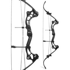 Compound Bow Set 40-55lbs Adjustable 320FPS Fishing Hunt Recurve Archery Shoot