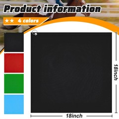 Equestrian Training Flag 4 Pieces 18 inches, Red, Black, Green, Blue
