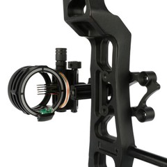 Archery Bow Sight 5-pin 0.019»Optical Fiber Micro Adjustment CNC Compound Bow