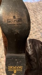 Dan Post Bayou Genuine Caiman Boots Men’s Size 12D DP3074
