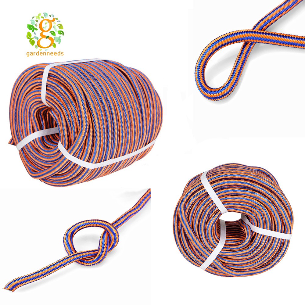 1/2″×100′ 12 Strand Braided Rope (Blue, Orange) Tensile Strength 8000 Pounds