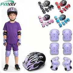 Kids Safety Helmet & Protective Gear Set for 3-10 Years Old, Adjustable Bike