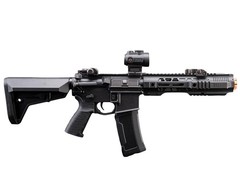 6mmProShop SAI Licensed GRY AR-15 Airsoft AEG Rifle (Black / 6.5″ / Gun Only)