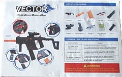VECTOR ELECTRIC TOY GUN: SCIENCE AND EDUCATIONAL MODEL by KRYTAC – RARE LOT FUN