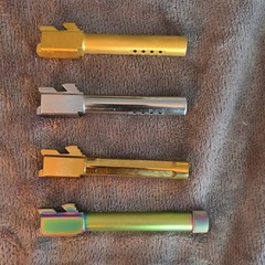 Tacdom Barrels G17 3 Are Ported and The Chameleon Coated Is Threaded