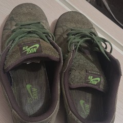 Nike SB Air Classic Green Suede Skate Shoes Men’s US 8 Medium (D)