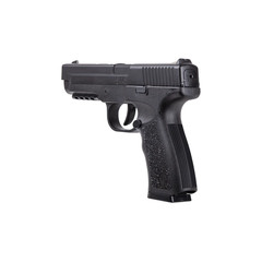 Crosman PSM45 Spring-Powered Single Shot BB Air Pistol, Polymer Frame, Black