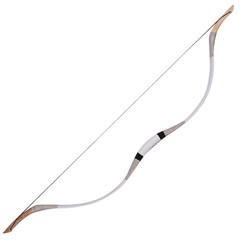 30-70 lbs Traditional Recurve Bow Longbow Wooden Mongolian Bow Archery Hunting