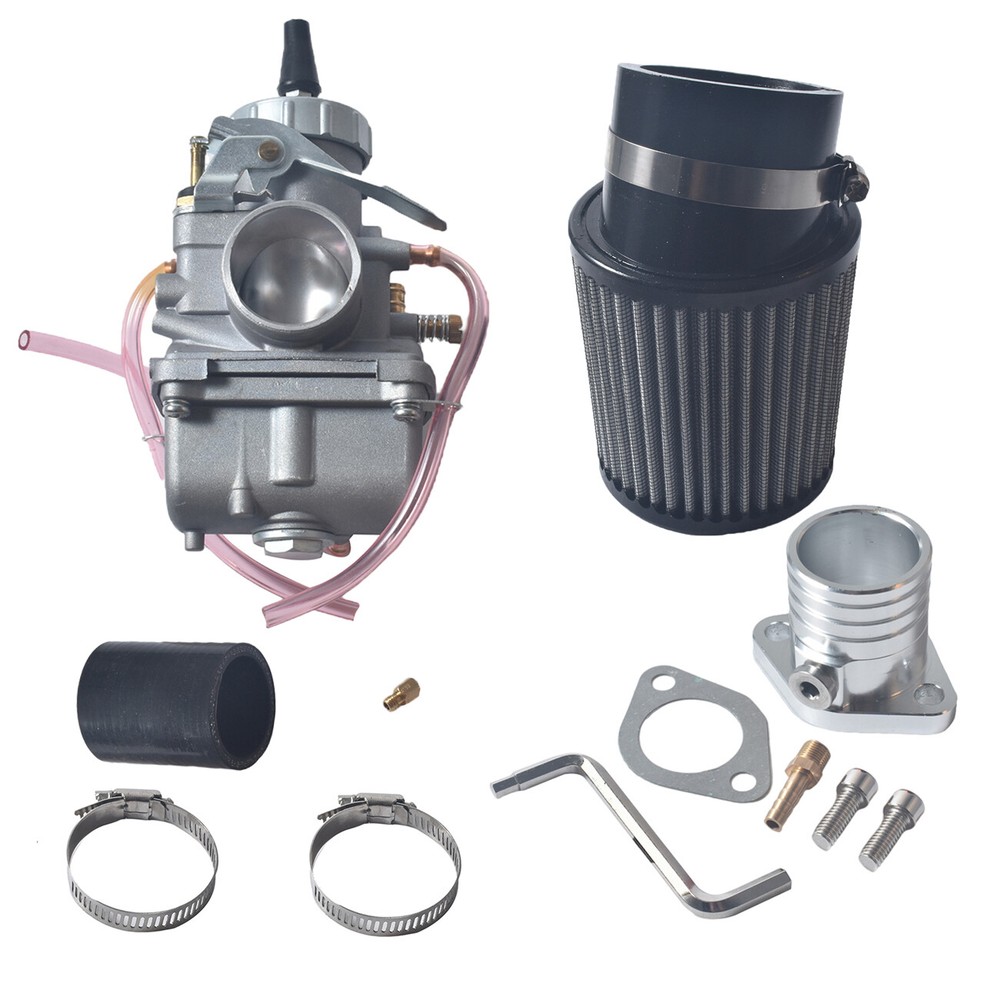 34mm Carburetor Air Filter Adapter Kit For Predator GX390 420cc Mikuni Go Kart