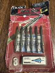 Original Wasp Series IV 3 Blade 125 grain Broadhead Set – #1503SS – NOS 6 Pack