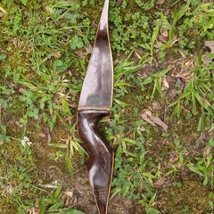 Used Vintage Browning Safari II Wood Recurve Archery Bow 46# @ 60″ AMO