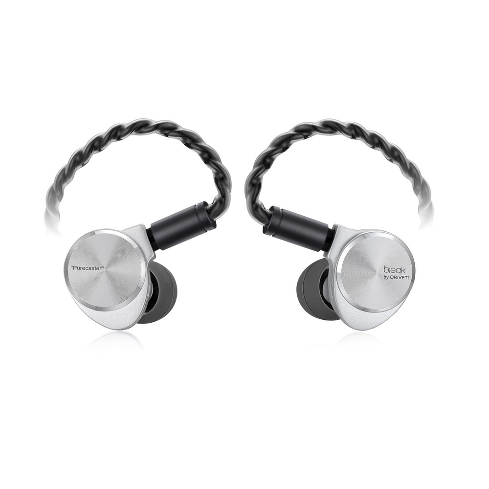 ORIVETI bleqk Purecaster in Ear Monitors, 12.2mm Aluminum-Magnesium Alloy Dyn…