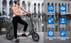 450W Ebike Sports Electric Scooter Adult with Seat Electric Moped E-Scooter US