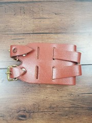 Vtg 1950s NOS Wear Well Leather Wrist Strap Archery Lifting #404 Machin Bier