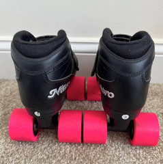 Pink Super Nitro Women’s Roller Skates Size 3 — Indoor/Outdoor Quad