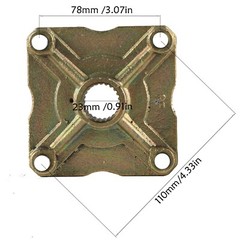 29″ 32″ 44″ Go Kart Rear Live Axle Kit Sprocket Brake Hub Drift Trike Golf Cart