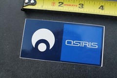Osiris Skateboard Shoes Footwear Blue Circle Z29A Vintage Skateboarding STICKER