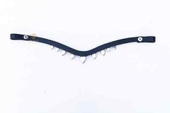 Emerald Green Crystal Leather Bridle Snap Browband For Horse All Size Available.