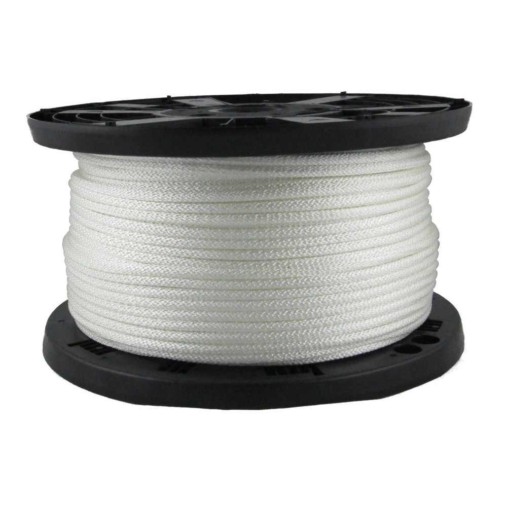 QNR 1/4 inch Knotrite Nylon Rope – 500 foot spool | 100% Nylon – Solid Braid – D