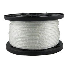 QNR 1/4 inch Knotrite Nylon Rope – 500 foot spool | 100% Nylon – Solid Braid – D
