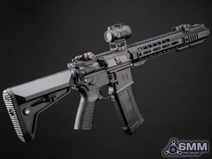 6mmProShop SAI Licensed GRY Electronic AEG Airsoft Rifle – Black – 10.5″