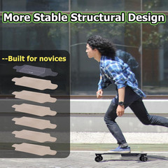 A1 Electric Skateboard with Remote, Rang up to 17 Miles/24, 8 Ply Canadian Maple