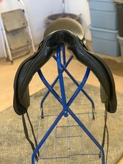 Dressage Saddle 18″ Schleese CHB leather wool flocked made women’s pelvis/leg