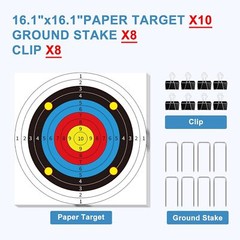 2Pack Metal Shooting Target Stand Base,Adjustable Paper Target Holder USPSA/IPSC