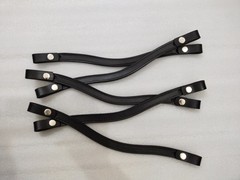 Set of 10 Leather Snap Browband–Empty Channel (6, 8 & 10 MM) All Sizes, Shapes.