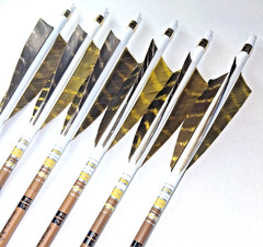 Victory wood grain traditional arrows