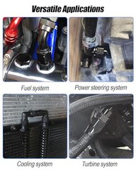 6AN Male Flare to 5/8-18 Inverted Flare Swivel Adapter Fitting 90 Degree