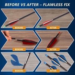 100g Heavy Duty Arrow Glue Kit for Quick Fletching – Non-Toxic & Waterproof