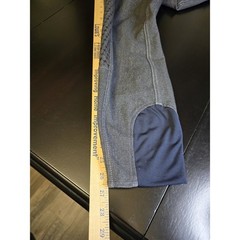Ovation SoftFLEX Grip-Tec Full Seat Breeches Size 36R Grey Denim Equestrian…