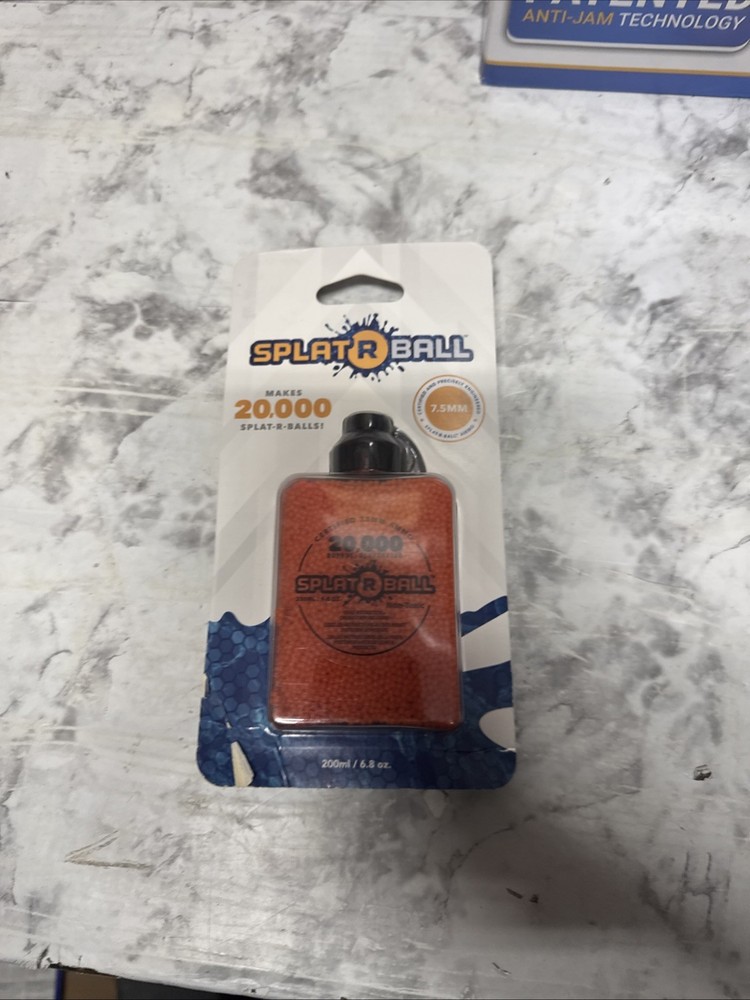 SplatRBall Orange Ammunition 20 000 Rounds 7.5 Mm Bottle
