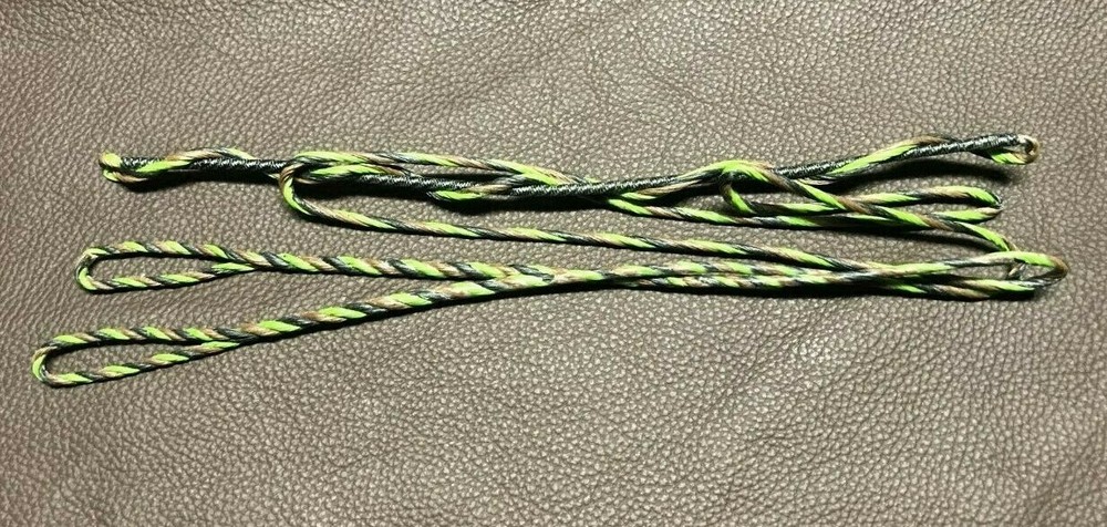 TRI-COLOR CAM0 58″ ACTUAL LENGTH FASTFLIGHT FLEMISH BOW STRING Recurve 35-50 LBS