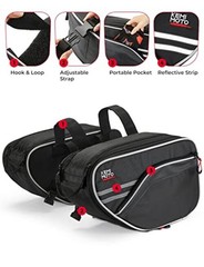Motorcycle Saddlebags Bag Expandable 24-30L (15L*2) Fit for Mini Motorcycle