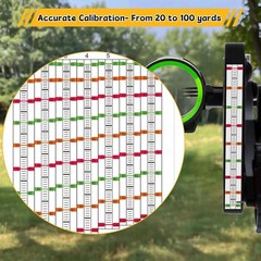 AOLAMEGS Archery Sight Tape, Weatherproof Bow Sight Tapes and Calibration Tapes,