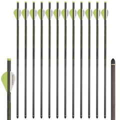 20″ 6/12pcs Crossbow Bolts Arrow Broadheads Archery Target Hunting Shooting