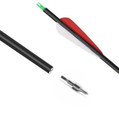 12Pcs 28/30 Carbon Arrows 7.8mm for Compound Recurve Bow Target Hunting Shooting