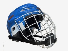 Rodeo Bull Riding Protective Helmet – EPT 107 Series – Blue – Small – Medium – L