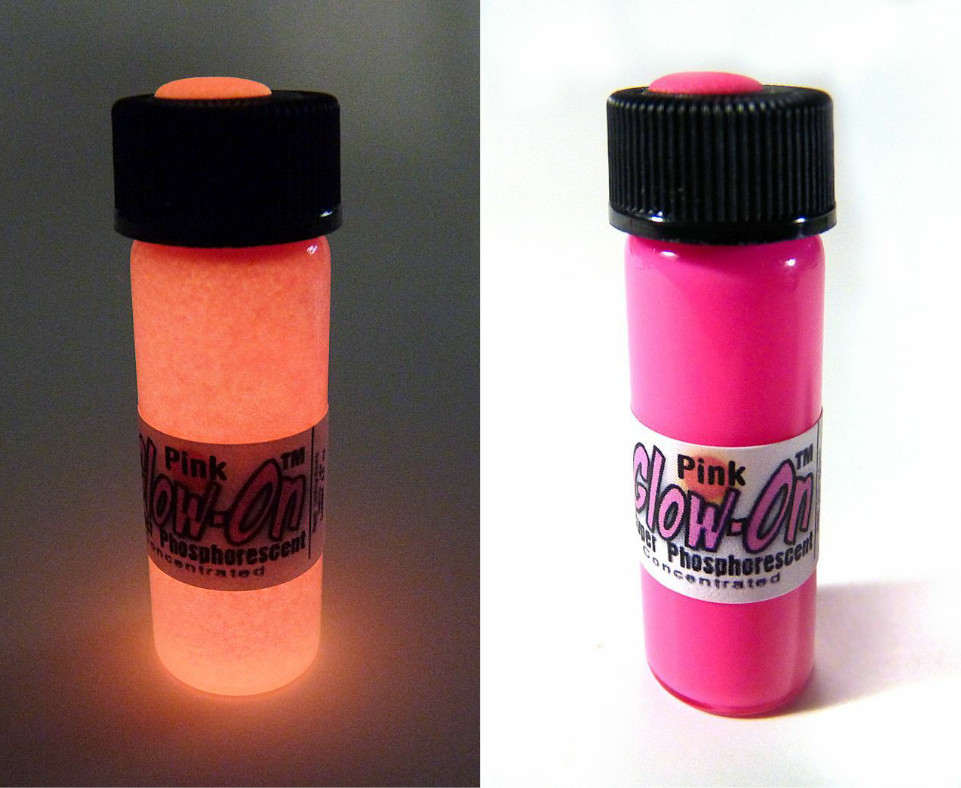 Glow-On HOT PINK Glow Paint For Gun Sights, Fishing Lures, 4.6 ml Vial