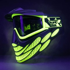 JT Paintball Spectra Flex 8 Protective Goggle Mask Limited Edition Glowtanium