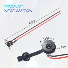 Electric Scooter Charger Port for Razor MX125 Dirt Rocket, Dynacraft, Swagtro…