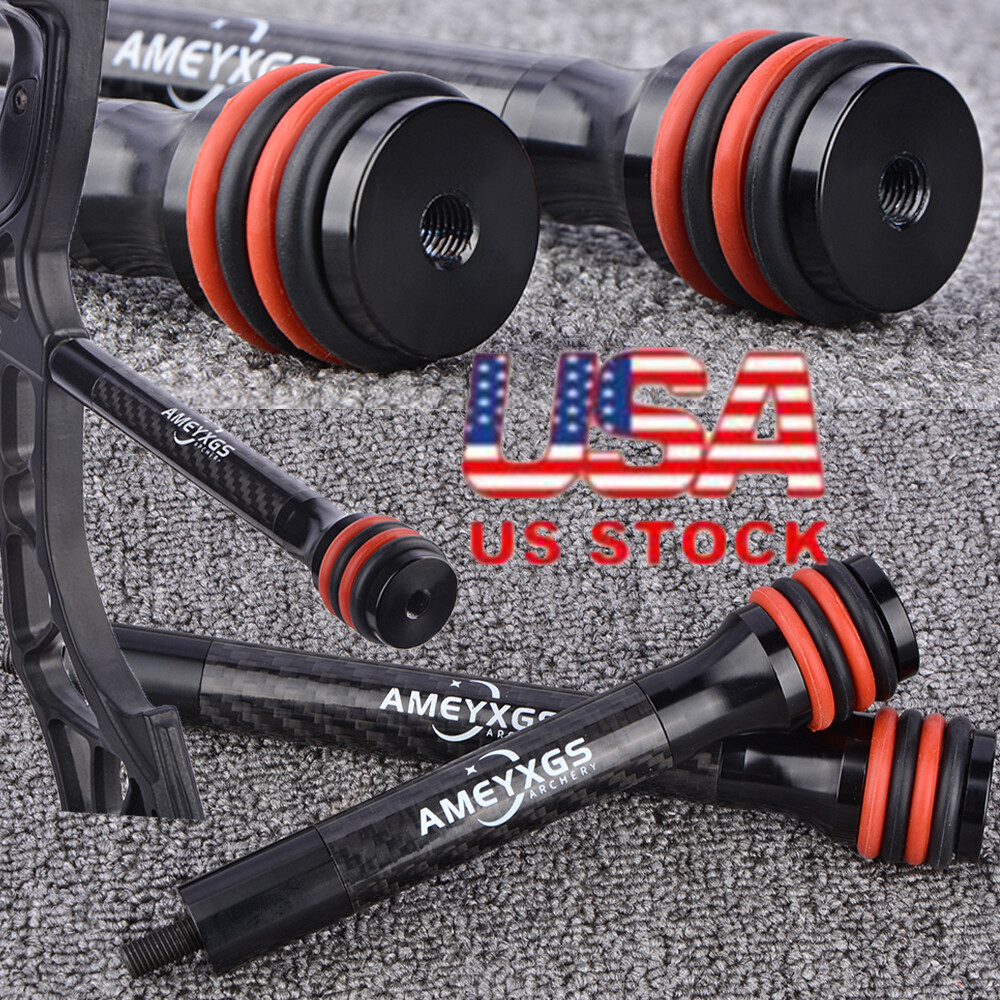 6″ 8″ 10″ 12″ Bow Stabilizer Carbon Balance Bar Archery Compound Bow Dampener