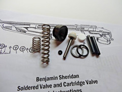 Sheridan Model C .20cal Blue/Silver Streak Complete Seal Kit w-Pins